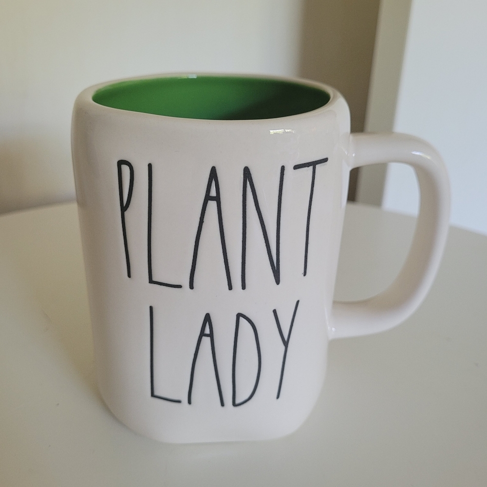 Rae Dunn Springtime Plant Lady mug